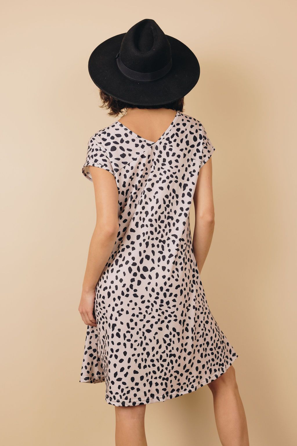 now not later cheetah print dress
