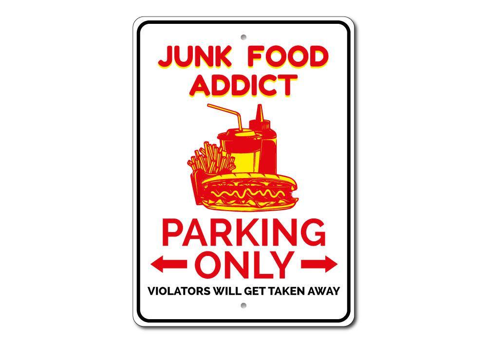 food lover parking sign