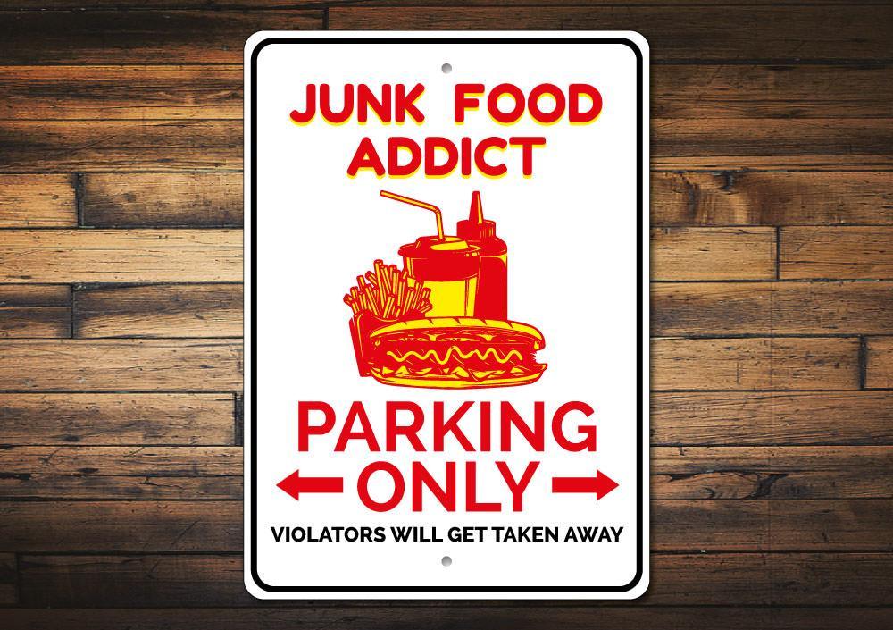 food lover parking sign