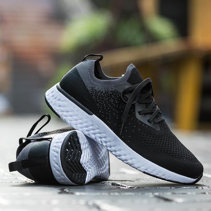 womens flyknit tennis lace up sneakers