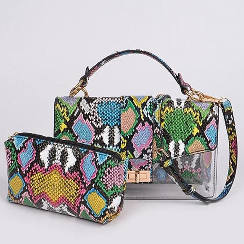 snake shoe bag combo set