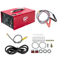 4500Psi 12V 300Bar Car Compressor Portable PCP Air Compressor Red High Pressure Electric Pump Built-in Transformer Diving Inflat