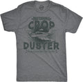 Mens Professional Crop Duster T Shirt Funny Sarcastic Humor Farting Tee for Guys