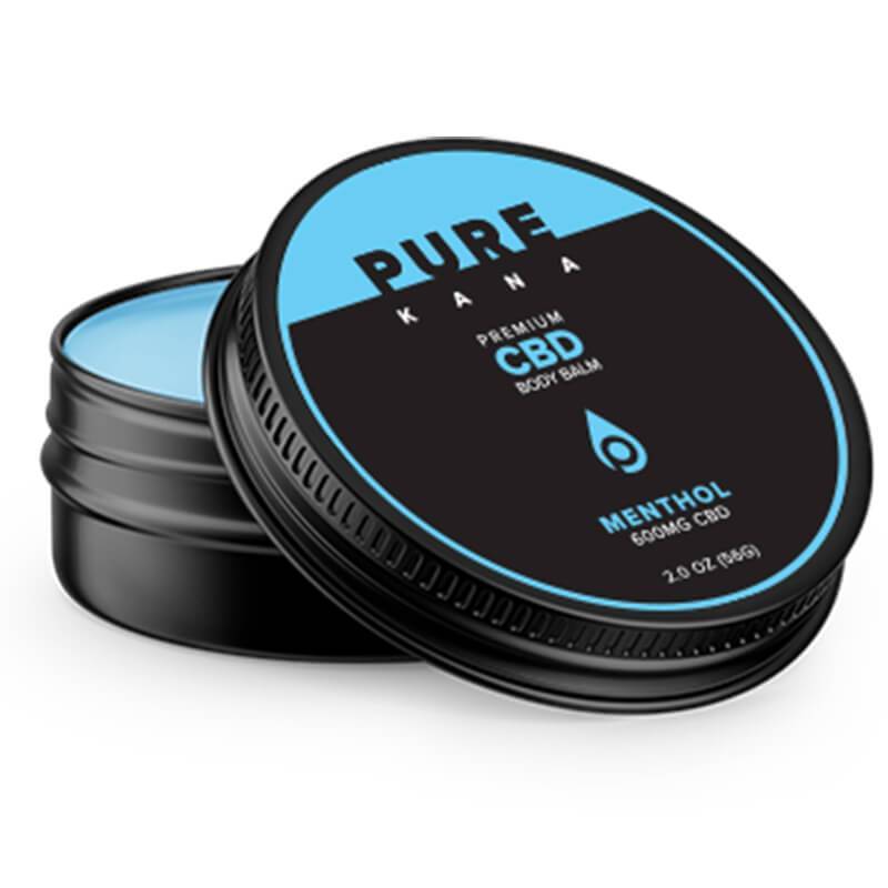 purekana cbd topical menthol body balm 150mg 600mg