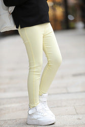 Wholesale Spring Autumn Winter Girl long Pants Kids Children Candy Color Clothing Knitted girls Leggings