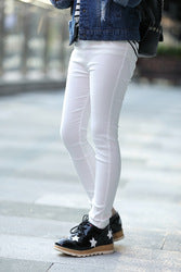 Wholesale Spring Autumn Winter Girl long Pants Kids Children Candy Color Clothing Knitted girls Leggings