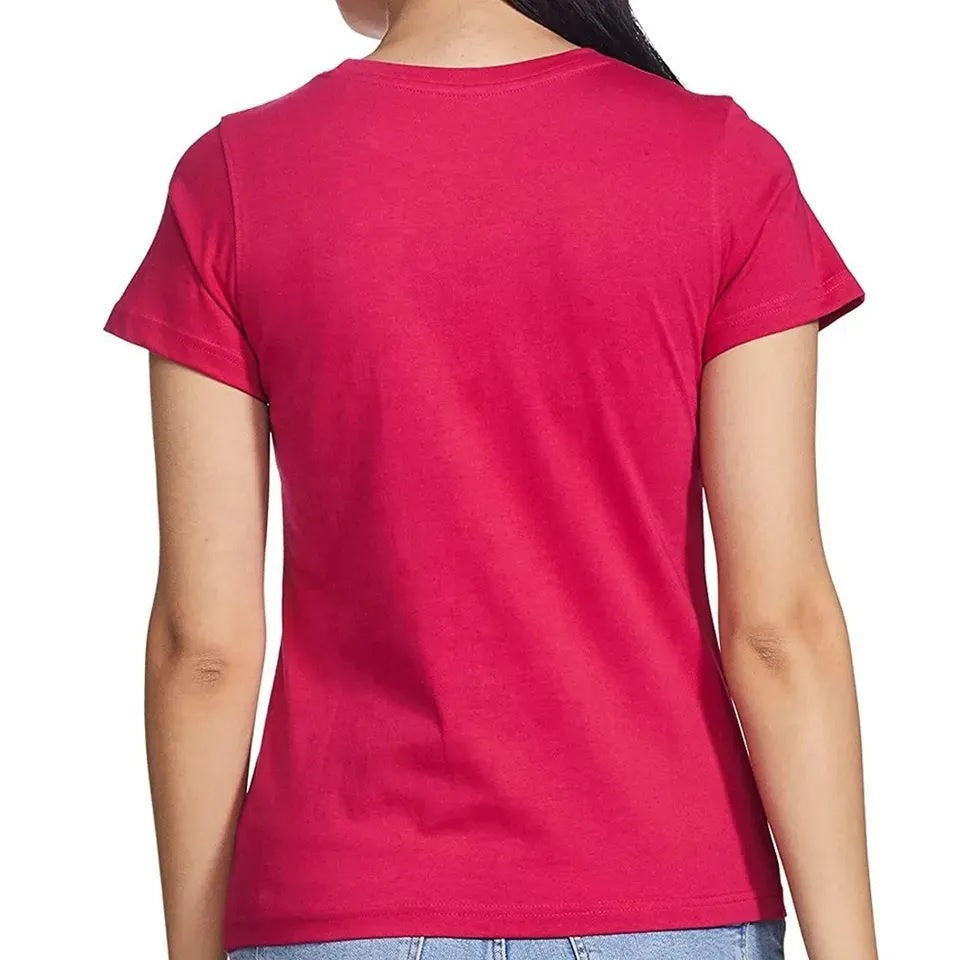 Custom Women's Tee shirts Fit Crew Neck 100%Cotton Tee shirt Women Blank Nude Pearly Pink Women's Shirt.