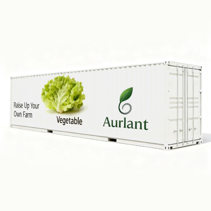 Hydroponic Leafy Green Container System - Vertical Farming for Lettuce, Spinach, Kale, and More