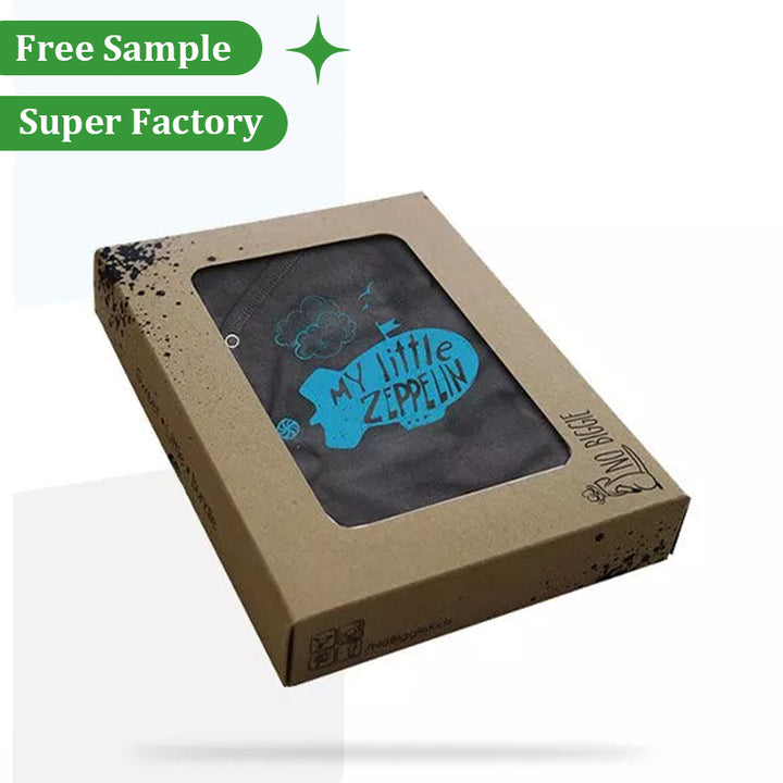 Custom Printed Color Baby Clothes Gift Box Kids Clothing Packaging Boxes
