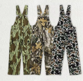 Fall Hunting Camo Denim Strap Jumpsuits Overall Boutique Long Pants Clothes