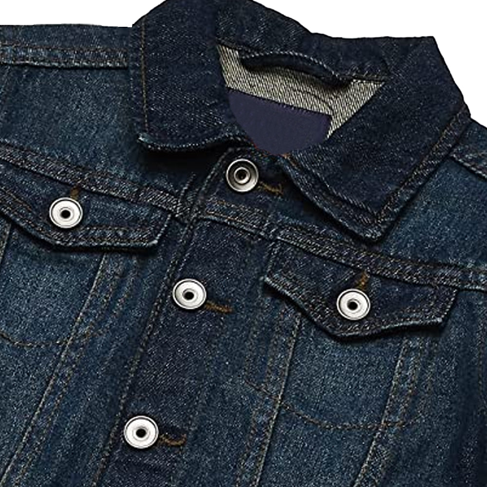 New Custom Made Kids Denim Jeans Shirts Outdoor Wear Kids Clothing Comfortable And Breathable To Wear