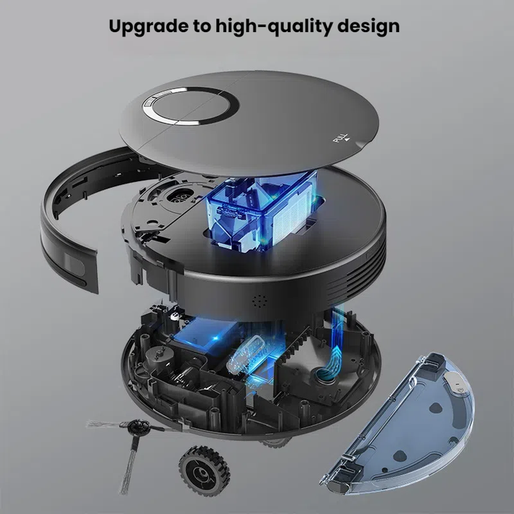 High Quality Smart 3 in 1 Automatic Robot Vacuum Cleaner Upgrade Powerful Suction App Remote Control Robotic Vacuum