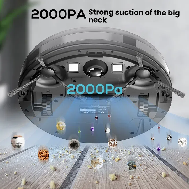 High Quality Smart 3 in 1 Automatic Robot Vacuum Cleaner Upgrade Powerful Suction App Remote Control Robotic Vacuum
