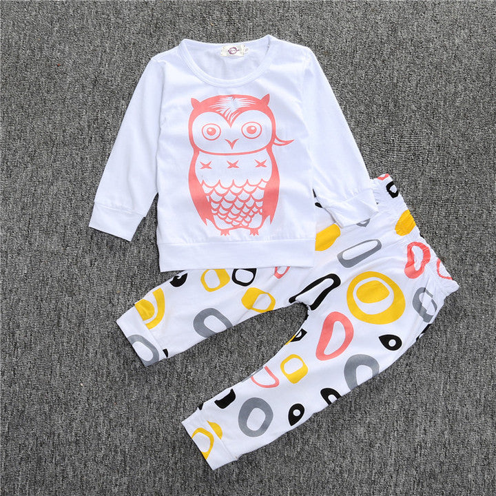 Long Sleeve Cotton Baby Boy Clothing Sets Fall Toddler Clothes Set 2 Pcs Newborn Pajamas New Born Baby Clothes Set Wholesale