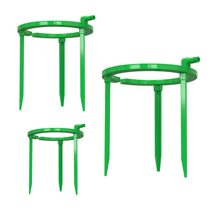 Green Greenhouse Round Water Saver Drip Plastic Collapsible Slow Release Plant Watering Ring