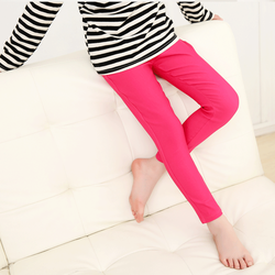 Wholesale Spring Autumn Winter Girl long Pants Kids Children Candy Color Clothing Knitted girls Leggings
