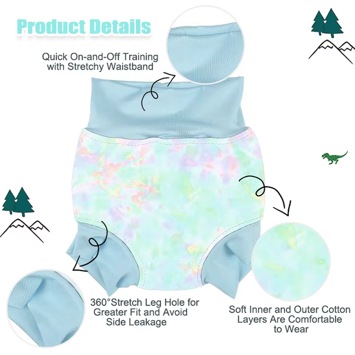Waterproof Leakproof Baby Toddler Thick Potty Training Pants Underwear Toilet