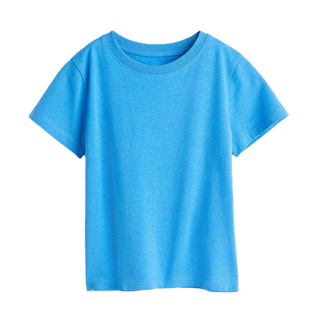 Summer New Style Unisex T-shirts For Kids Custom Logo Short Sleeve 100% Cotton Boys t-shirts