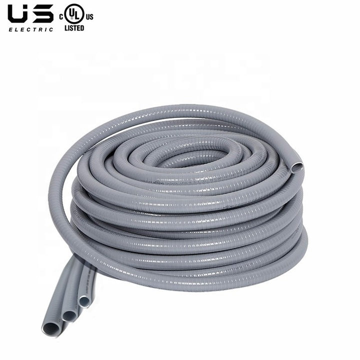 Nonmetallic Flexible Liquid Tight Conduit UV Resistant Corrugated Conduit PVC Electrical Tubing Pipe for Electrical Wiring