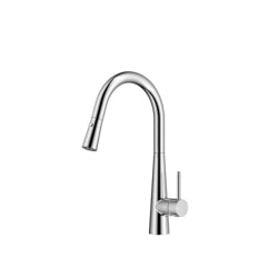 Modern Matte Black Kitchen Faucet with Pull-Down Sprayer High Arc Single Handle Kitchen Sink Faucet