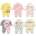 Baby Jumpsuit Spring and Autumn Cotton Baby Cartoon Crawling Clothes Newborn Clothes Baby Boy Clothes 9-12 Months Winter