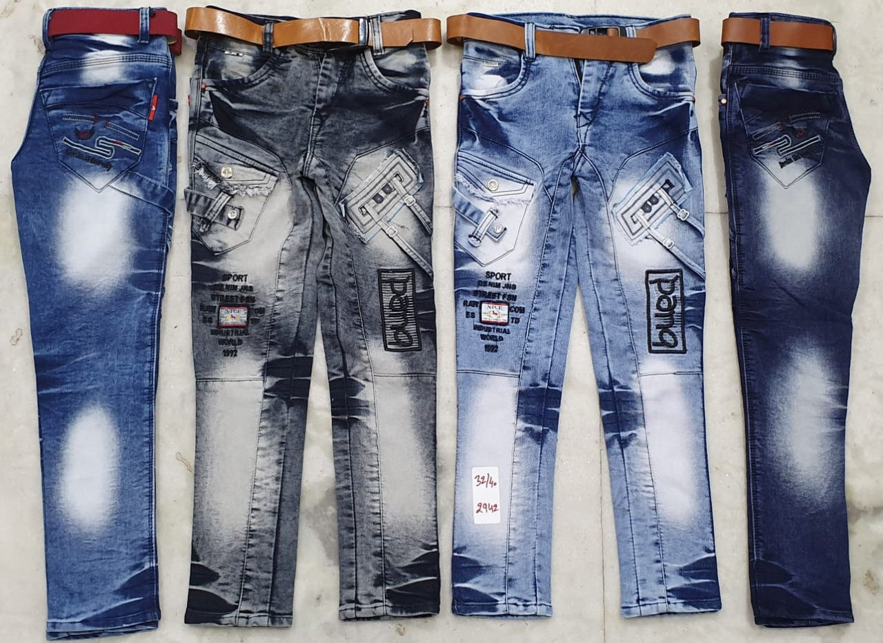 top quality custom  comfortable sweat absorb summer cool handcrafted denim jeans  pants for boys men