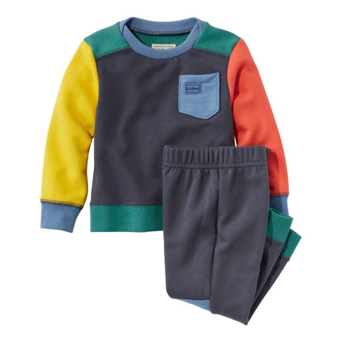 High Quality Custom Baby Boy Clothes Kids 2024 Tech Fleece 100% Cotton Luxury New Born Sweat Pant Tracksuit Set