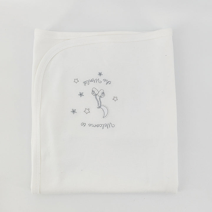 Factory Sell Newborn Baby Clothing Cotton Layette 8 PCS Baby Clothes Gift Set in Basket