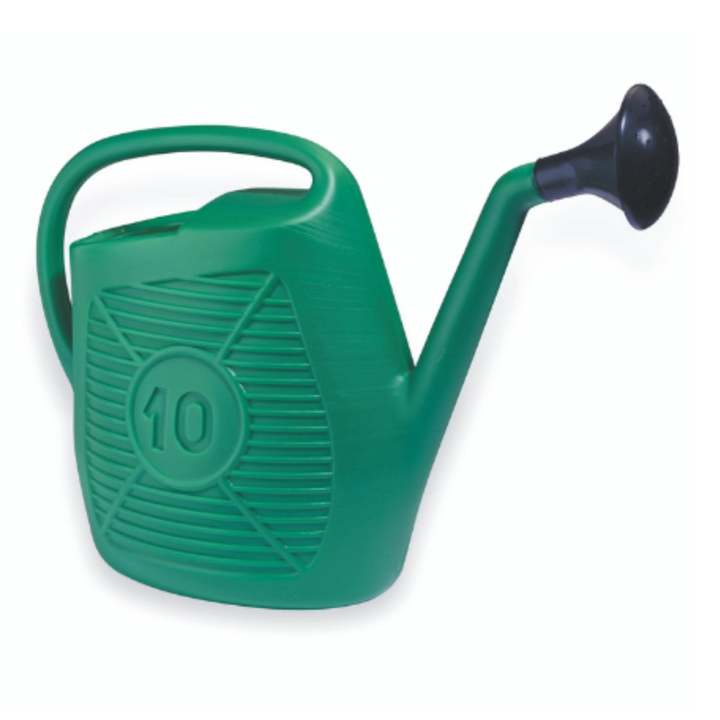 IDRAULICAMENTE Ecoplast Plastic Watering Can 10 Litri for Gardening Plants and Flowers Easy to Use Durable