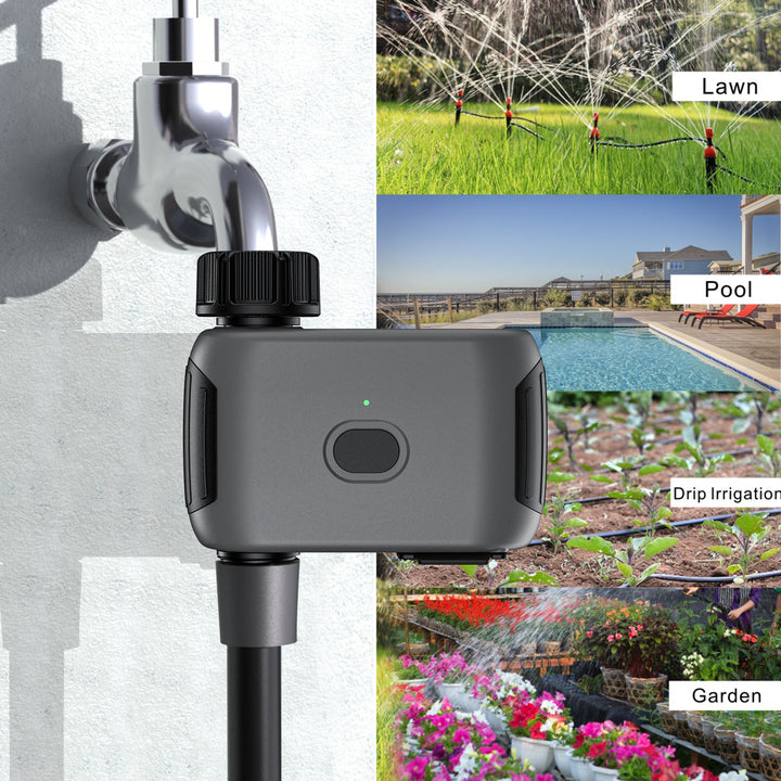 WIFI Irrigation Timer Factory Supply Home Garden Irrigation Controller Automatic Garden Water Timer With Sprinkler SGW03WF