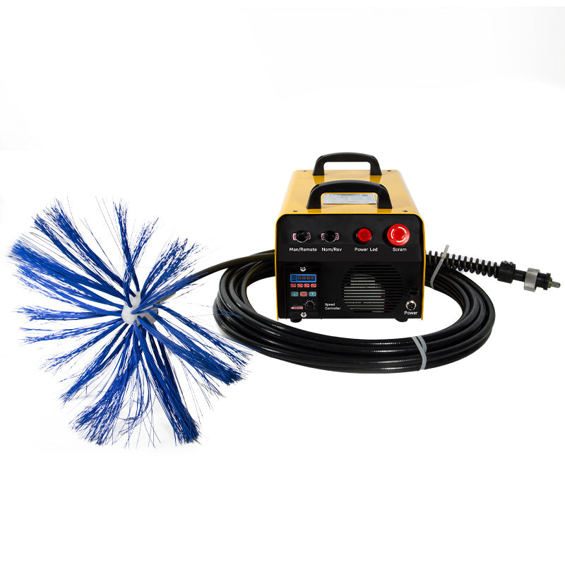 Easy To Move Flexible Shaft Air Vent Cleaning Machine Industrial Duct Cleaning Equipment Vertical Duct Cleaning Robot - Bu