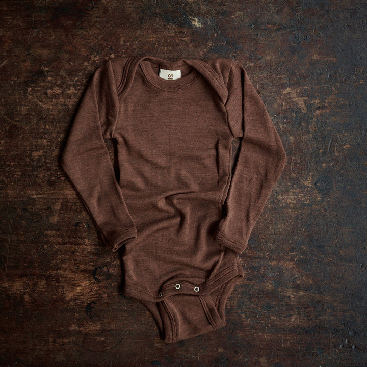 Custom 17.5 Micron Merino Wool Jumpsuit OEKO-TEX Certified Winter Fall Warm Pajamas Crescent Zippy Baby Romper Onesie