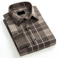 Design Mens Dress Shirt Cotton-  Cheap Price High Quality men's shirt - Plaid/solid design style