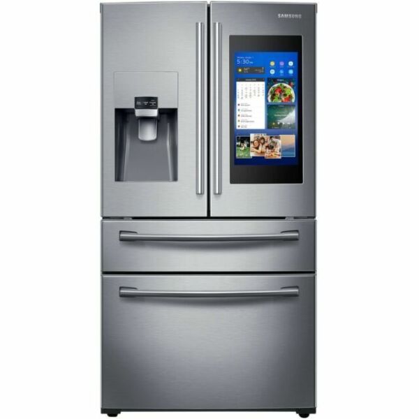 New 28 cu. ft. 4-Door French Door Refrigerator with 21.5 Touch Screen Family in Stainless Steel