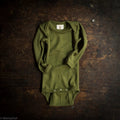Custom 17.5 Micron Merino Wool Jumpsuit OEKO-TEX Certified Winter Fall Warm Pajamas Crescent Zippy Baby Romper Onesie