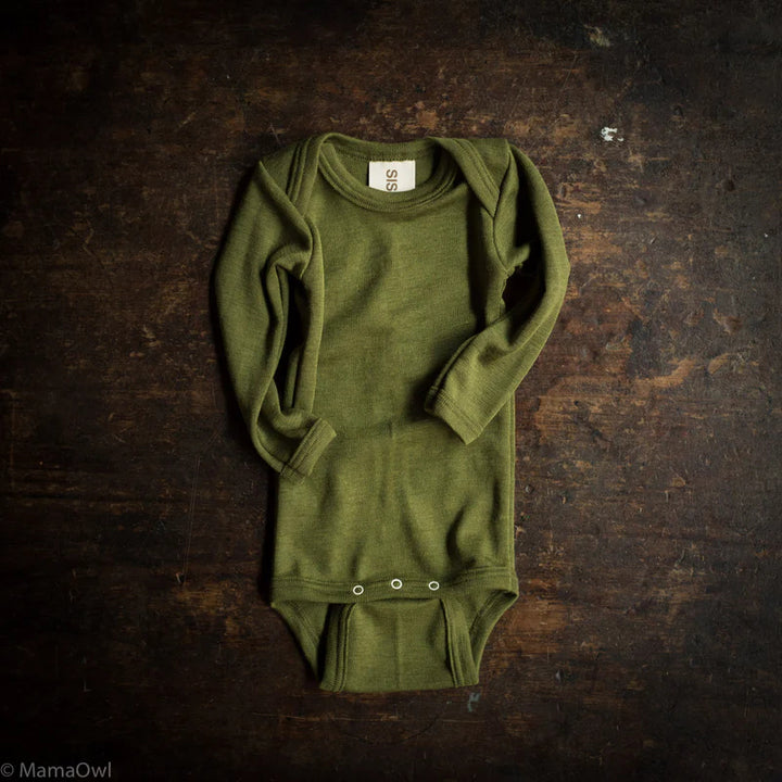 Custom 17.5 Micron Merino Wool Jumpsuit OEKO-TEX Certified Winter Fall Warm Pajamas Crescent Zippy Baby Romper Onesie