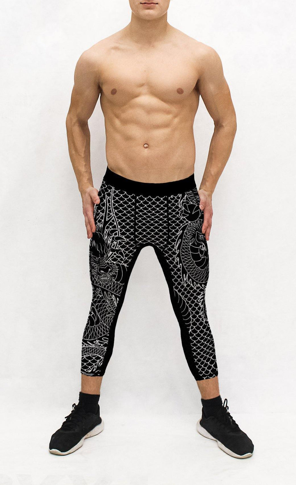 dragon mens compression pants