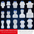Fit for 1/4" 3/8" OD Tube Straight  Equal Reducer Connector Fitting Aquarium Reverse Osmosis RO Water Dispenser
