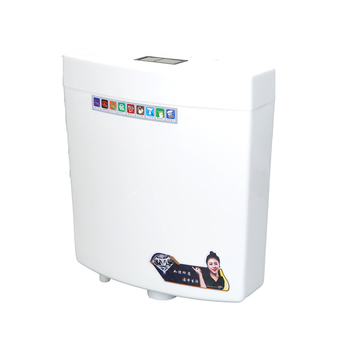 Factory Wholesale Eco-Friendly Modern Minimalism Hand-Pressed Floor Installation Toilet Water Tank Polypropylene