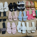 African Big Size41-44 Women's Flat Slippers Summer Fashion Comfortable Sandals Cheap Stock Shoes Mixed Wholesale