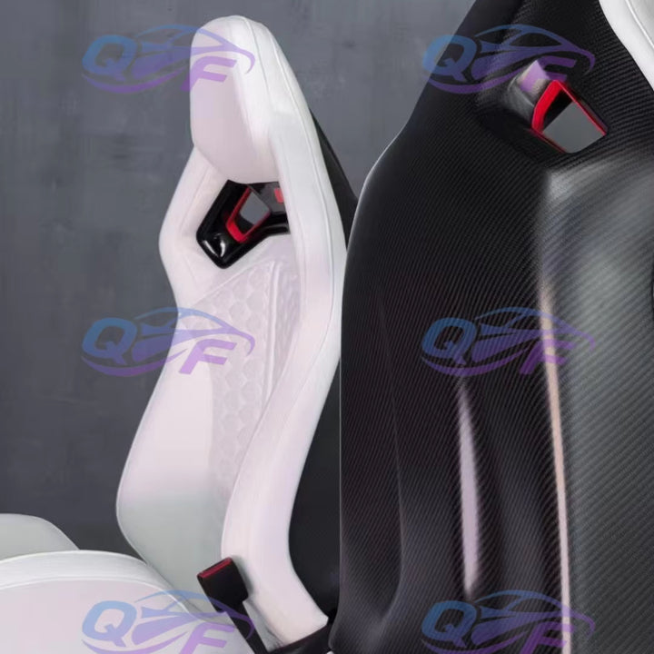 Carbon Fiber RS Bucket Seats for Audi A5 A6 A7 A8 S3 S4 S5 S6 S7 S8 Q3 Q5 Q7 Q8 SQ7 SQ8 RSQ5 RSQ7 RSQ8 RS3 RS4 RS5 RS6 RS7 R8