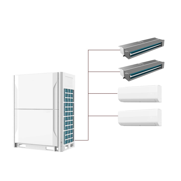 VRF/VRV Multi-Connected Air Conditioning System with DC Fan Motors Hitachi Compressor DUCT Mounting
