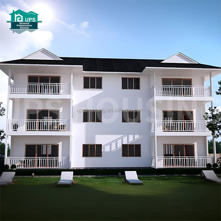 Fast and Easy Build 2 Storey Fiber Cement Prefab Family House