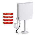 Modern Minimalism Polypropylene Hand-pressed High Pressure Wall Hanging Squatting Toilet Flush Water Tank