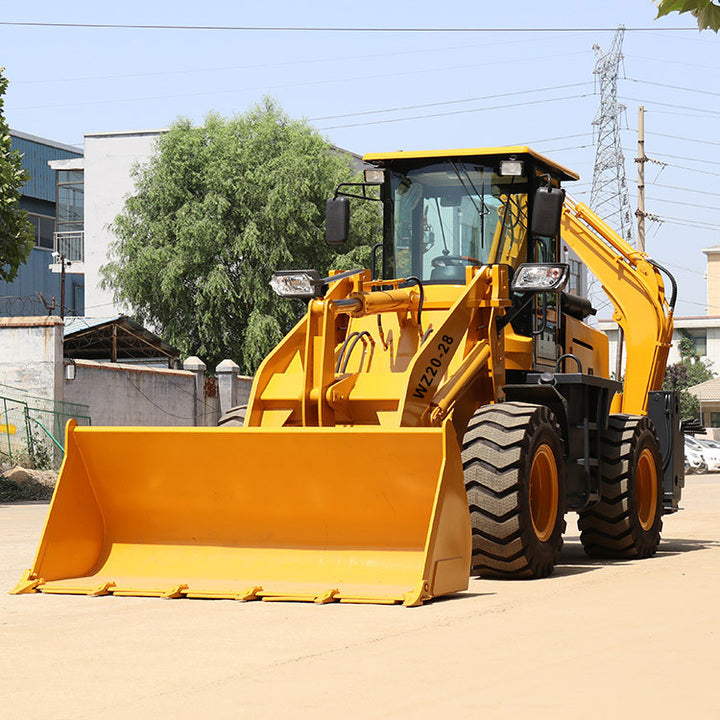 Factory Direct Sale Mini Backhoe Wheel Loader 4 X 4 EPA