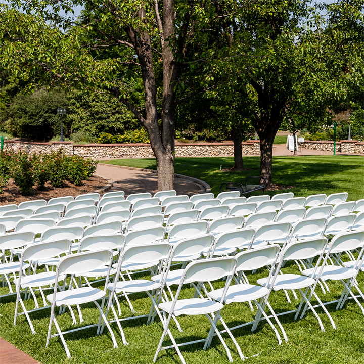Sillas Para Eventos Wholesale Plastic Steel White Resin Maidan Training Restaurant Dinning Folding Chairs for Events Party