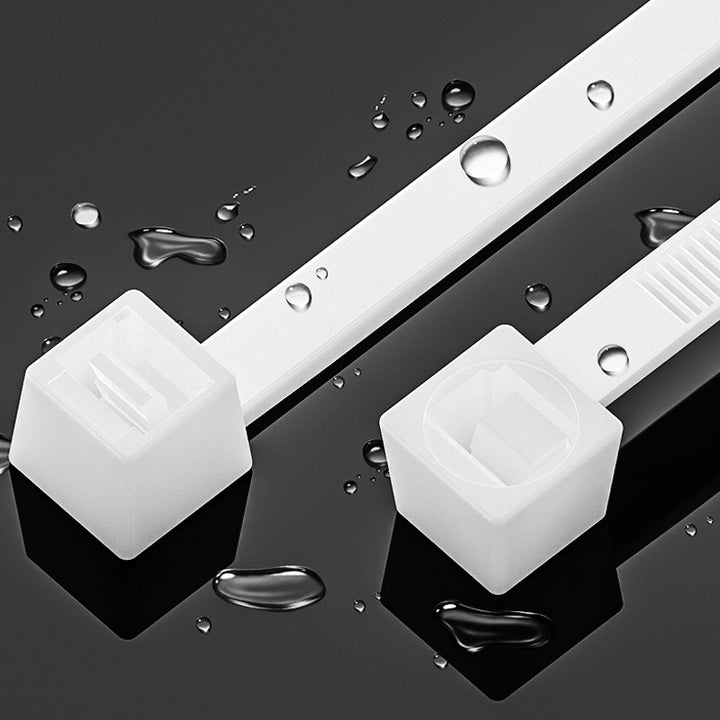 JAGASL Factory Wholesale High Strength Nylon Cable Ties Self-Locking Wire Zip Ties 5*380MM From China