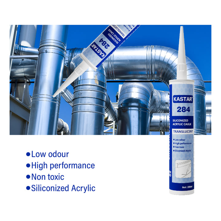 Acrylic Silicone Rain Proof Caulk Caulking Sealant Sellador Acrilico Pintable 280 ml /470