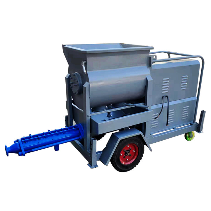 Electric Cement Mortar Pump Mixer Machine with 7M/H Productivity and 50M Vertical Conveying Distance