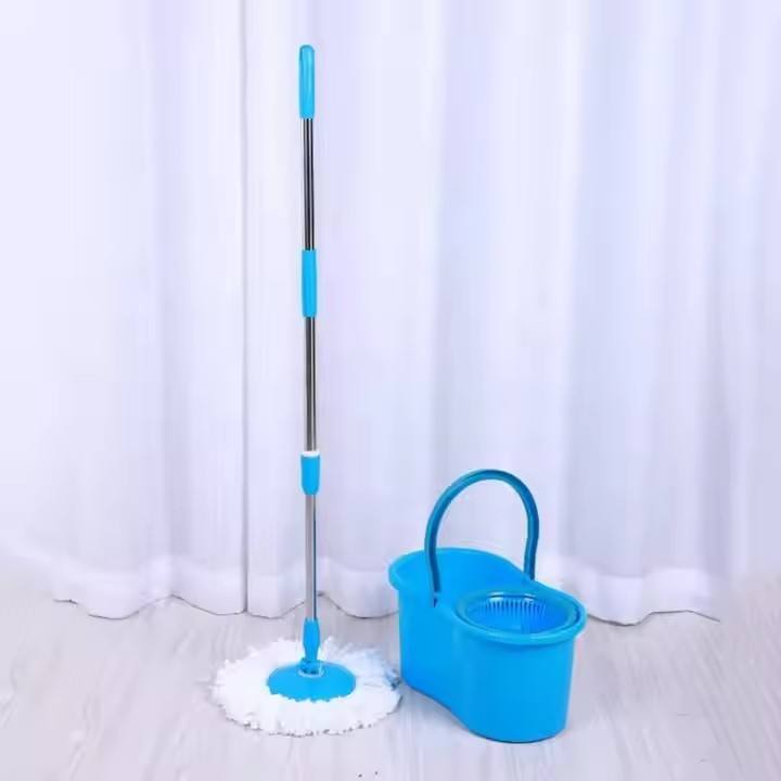 Custom Eco-Friendly Household Floor Wet Cleaning Microfiber Micro Fiber Twist 360 Rotating Cleaning Spinning Mop and Bucket Set